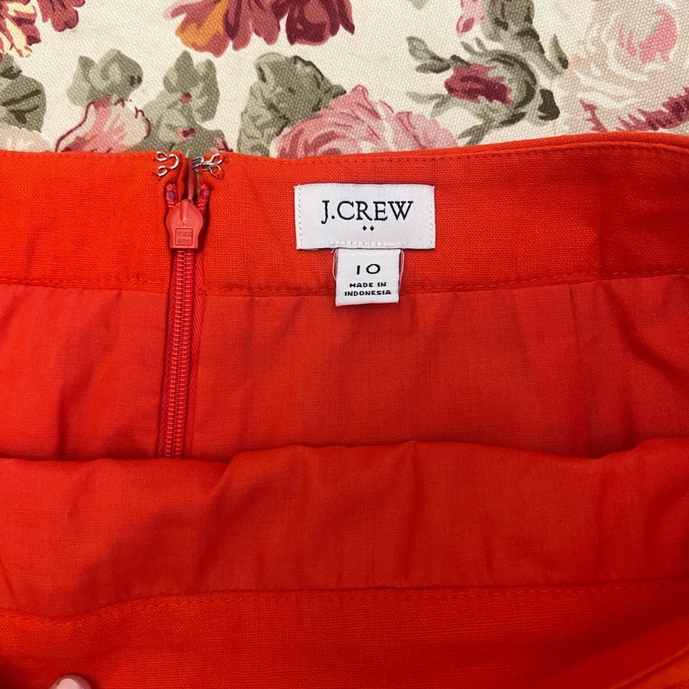 Linen skirt anchor button sailor - Picture 4 of 5